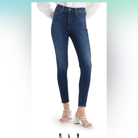 Levi's Dark Blue Women's Skinny Jeans - Picture 1 of 5